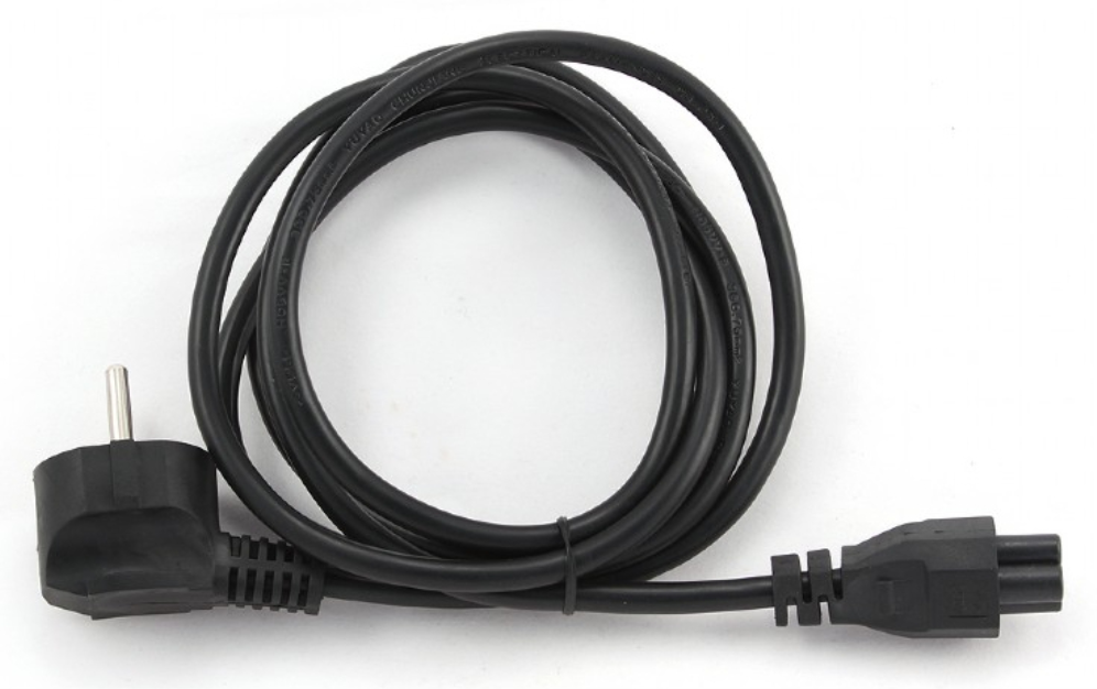 Gembird PC-186-ML12-0.5M cable de transmisión Negro 0,5 m CEE 7/7 C5 acoplador