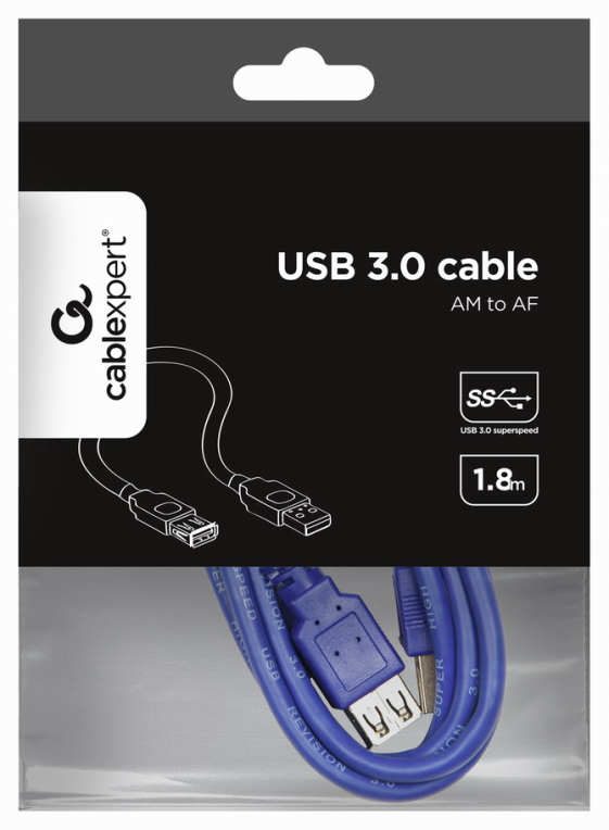 Gembird CCP-USB3-AMAF-6 cable USB 1,8 m USB A Azul