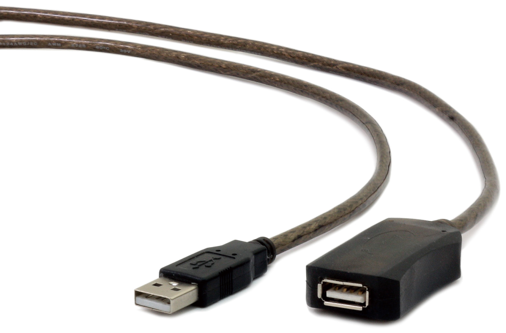 Gembird USB A/USB A M/F 10m cable USB USB 2.0 Negro