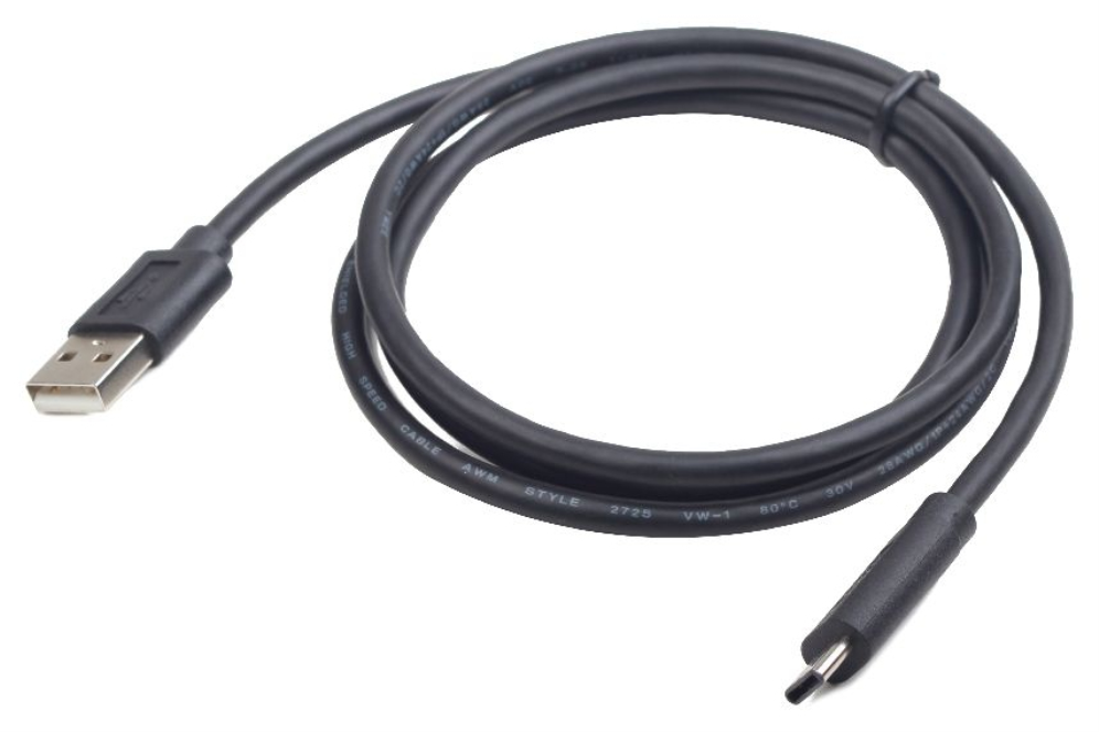 Cablexpert CC-USB2-AMCM-1M cable USB USB 2.0 USB A USB C Negro
