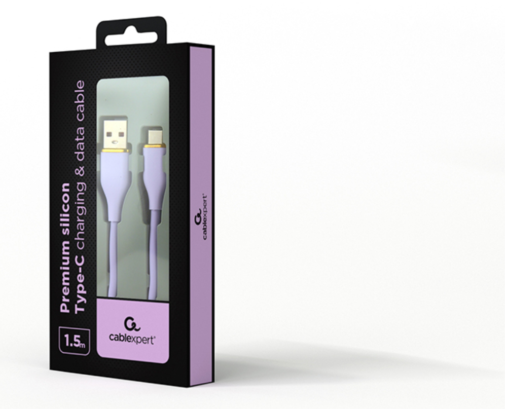 Gembird CC-USB2S-AMCM-1.5M-P cable USB USB 2.0 1,5 m USB A USB C Púrpura