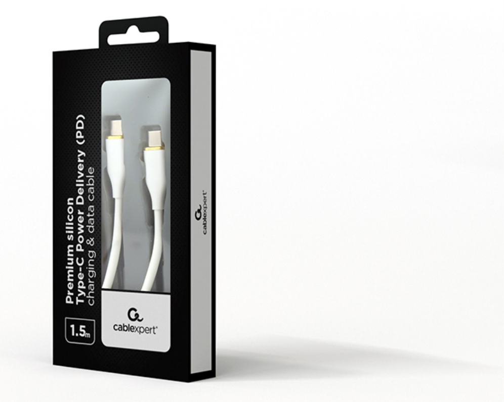 Gembird CC-USB2S-CMCM-1.5M-W cable USB USB 1.1 1,5 m USB C Blanco