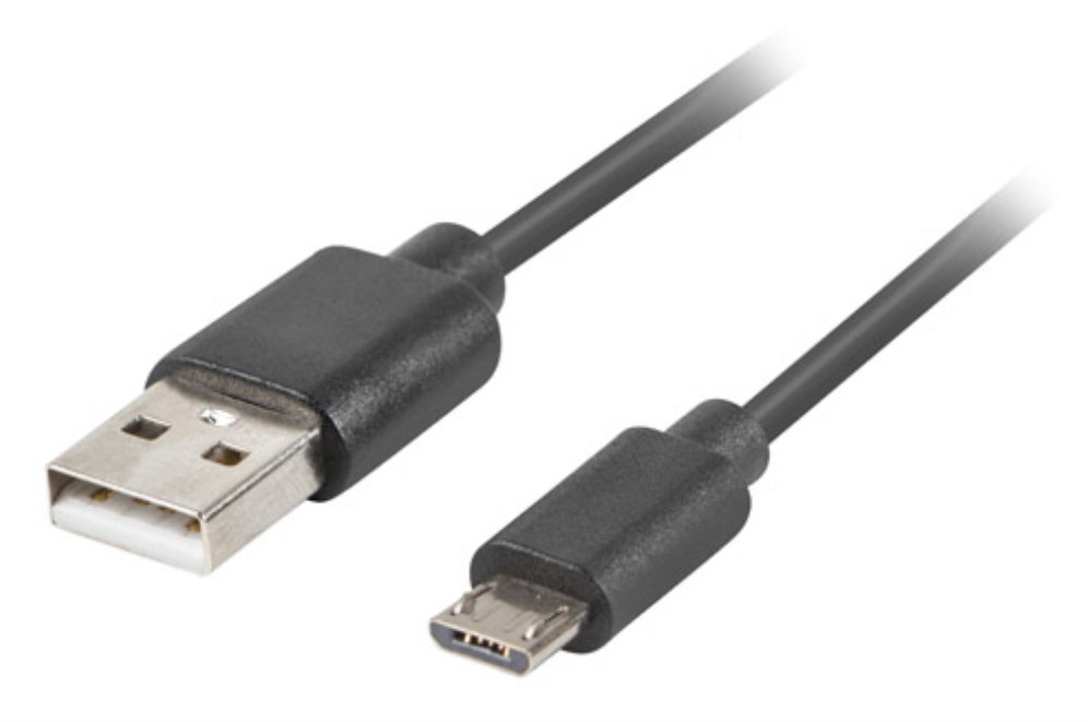 Lanberg CA-USBM-20CU-0018-BK cable USB USB 2.0 1,8 m Micro-USB A USB C Negro