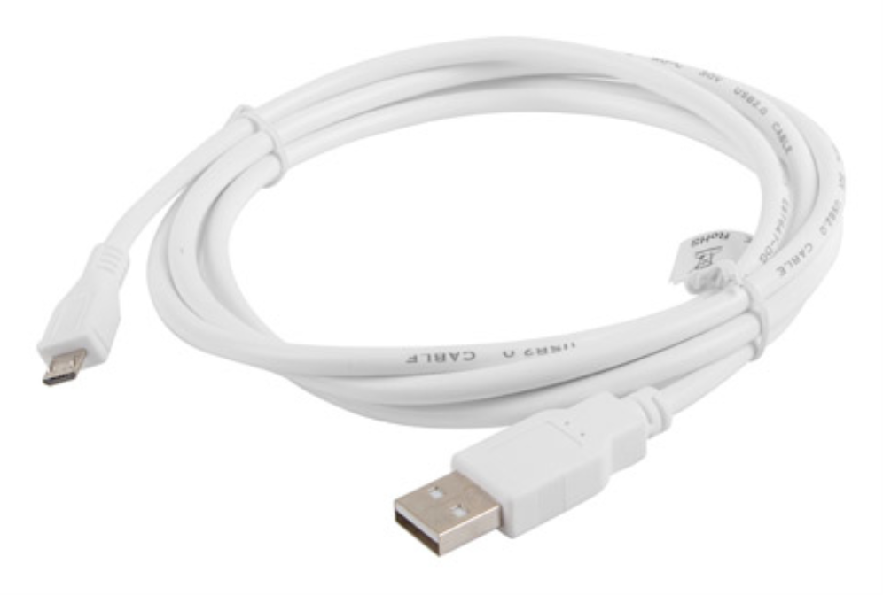 Lanberg CA-USBM-10CC-0018-W cable USB USB 2.0 1,8 m Micro-USB B USB A 0,48 Gbit/s Blanco