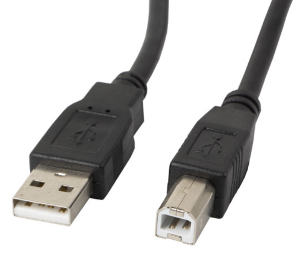 Lanberg CA-USBA-11CC-0050-BK cable USB USB 2.0 5 m USB B 0,48 Gbit/s Negro