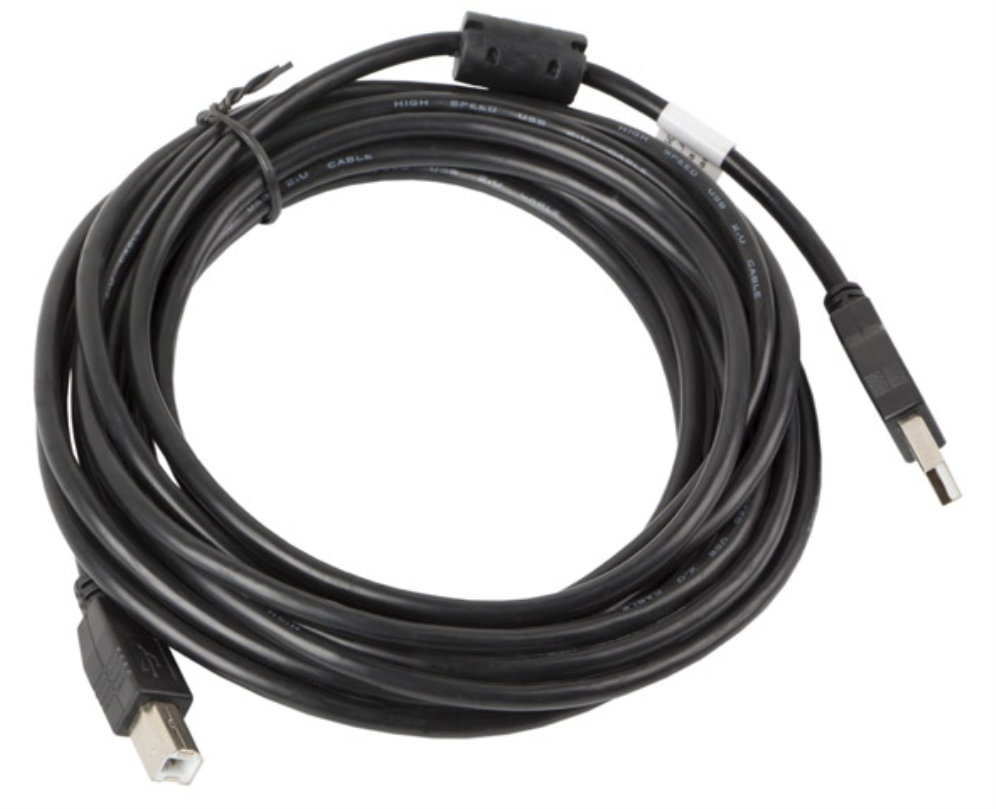 Lanberg CA-USBA-11CC-0050-BK cable USB USB 2.0 5 m USB B 0,48 Gbit/s Negro