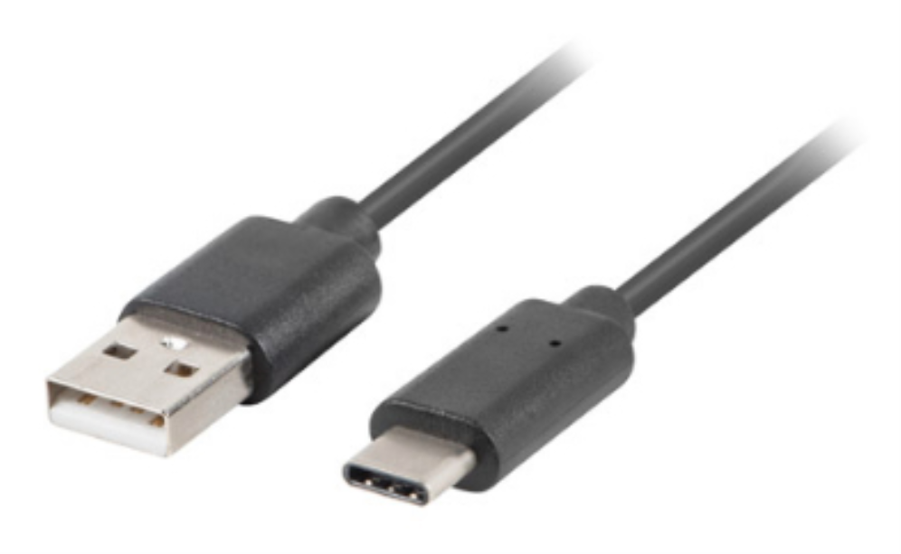 Lanberg CA-USBO-20CU-0005-BK cable USB USB 2.0 0,5 m USB C USB A Negro