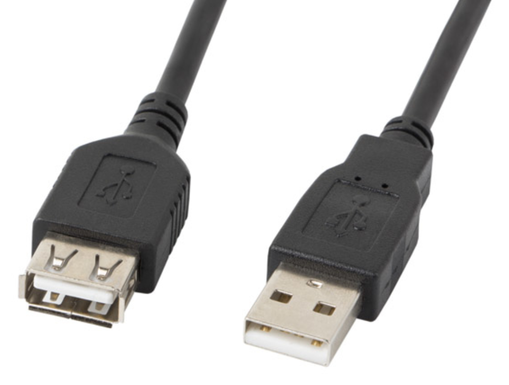 Lanberg CA-USBE-10CC-0050-BK cable USB USB 2.0 5 m USB A 0,48 Gbit/s Negro
