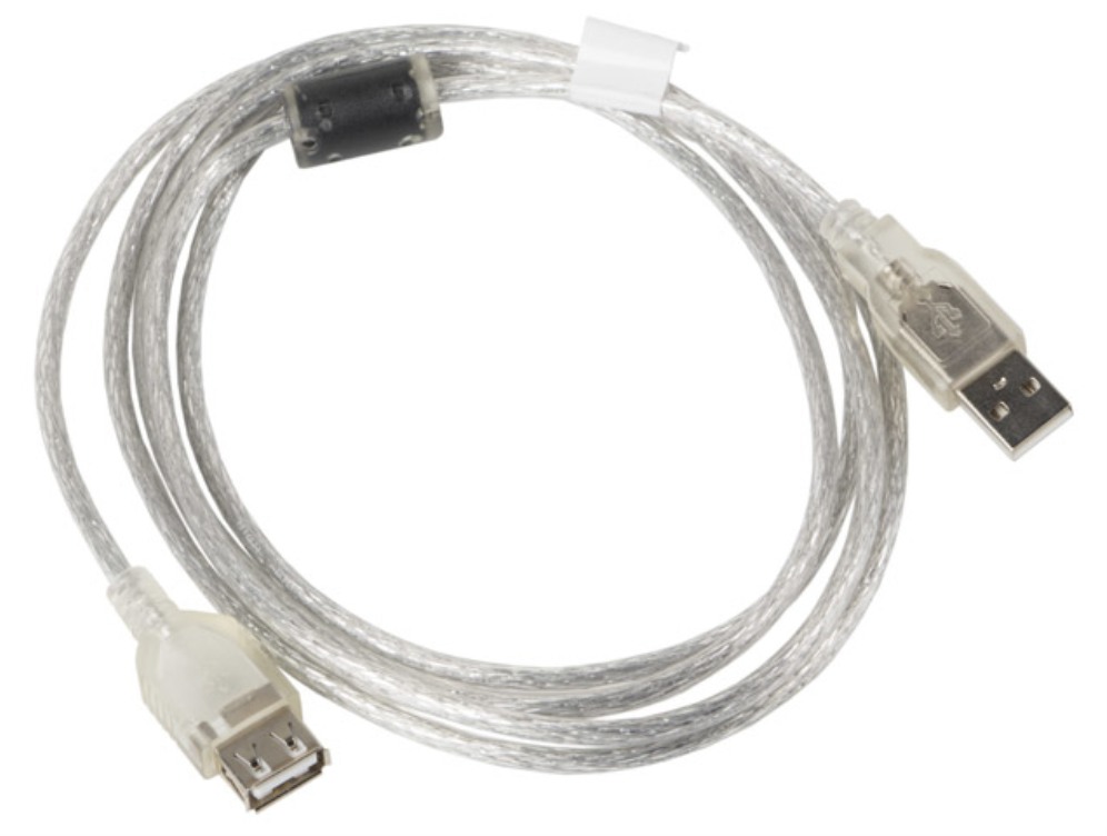 Lanberg CA-USBE-12CC-0018-TR cable USB USB 2.0 1,8 m USB A Transparente