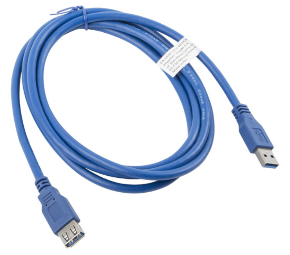 Lanberg CA-US3E-10CC-0018-B cable USB 1,8 m USB A Azul