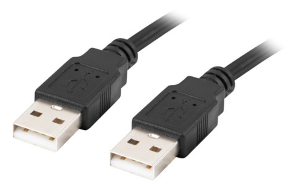 Lanberg CA-USBA-20CU-0010-BK cable USB USB 2.0 1 m Negro