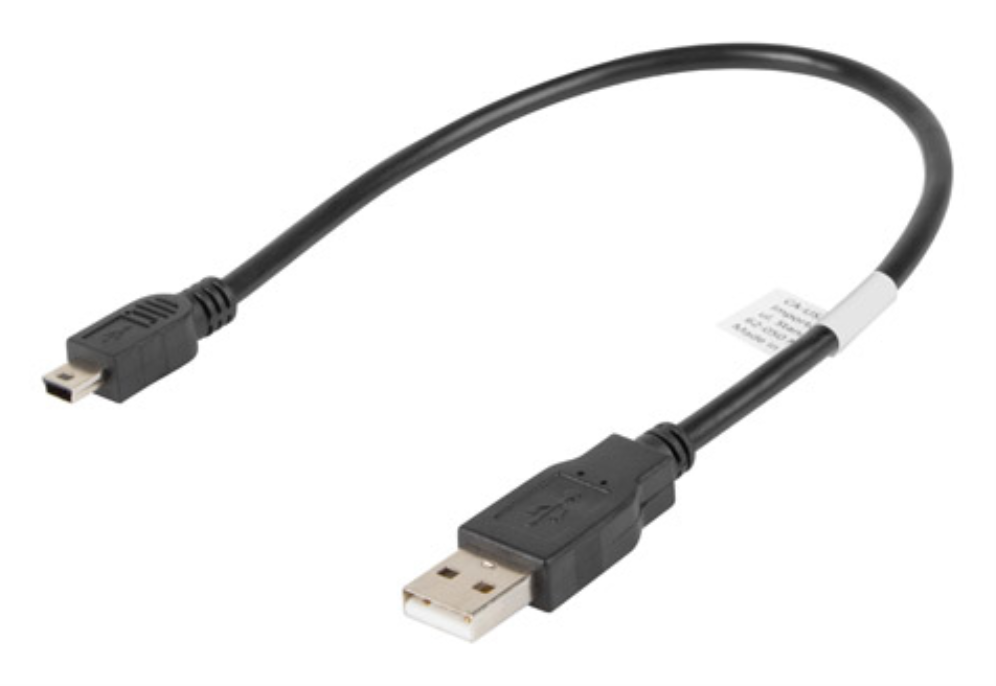 Lanberg CA-USBK-10CC-0003-BK cable USB USB 2.0 0,3 m Mini-USB A USB A 0,48 Gbit/s Negro