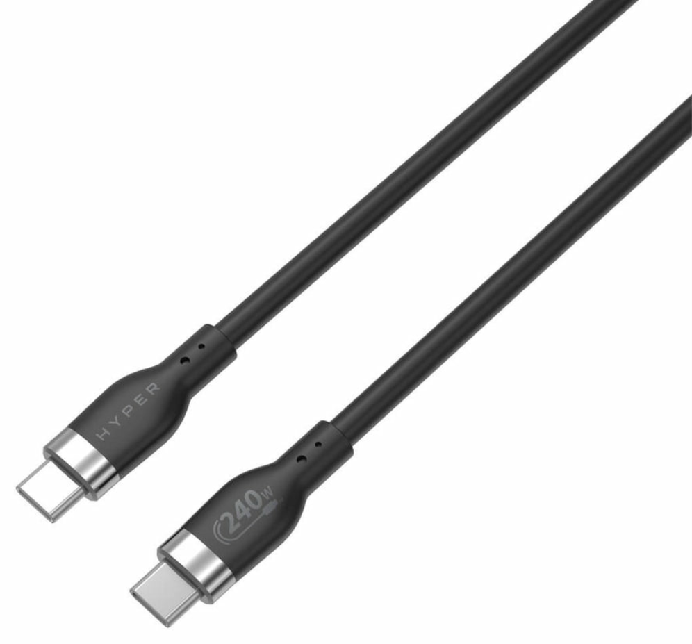HYPER HJ4002BKGL cable USB USB 2.0 2 m USB C Negro