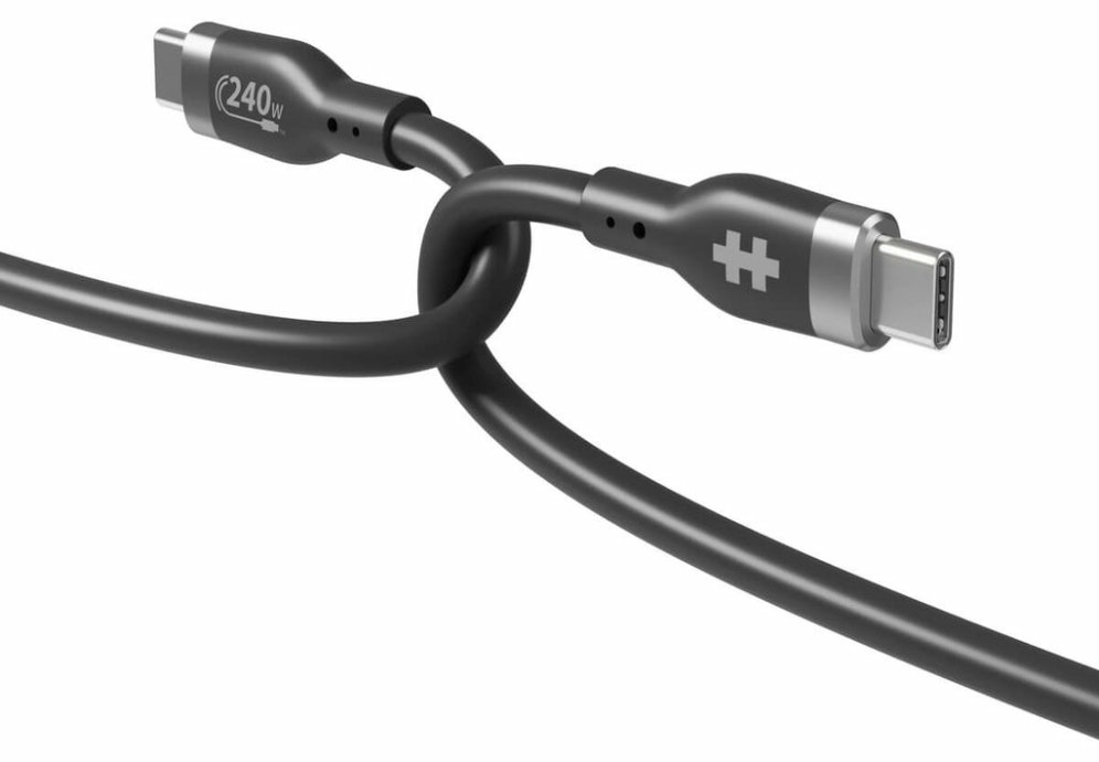 HYPER HJ4002BKGL cable USB USB 2.0 2 m USB C Negro