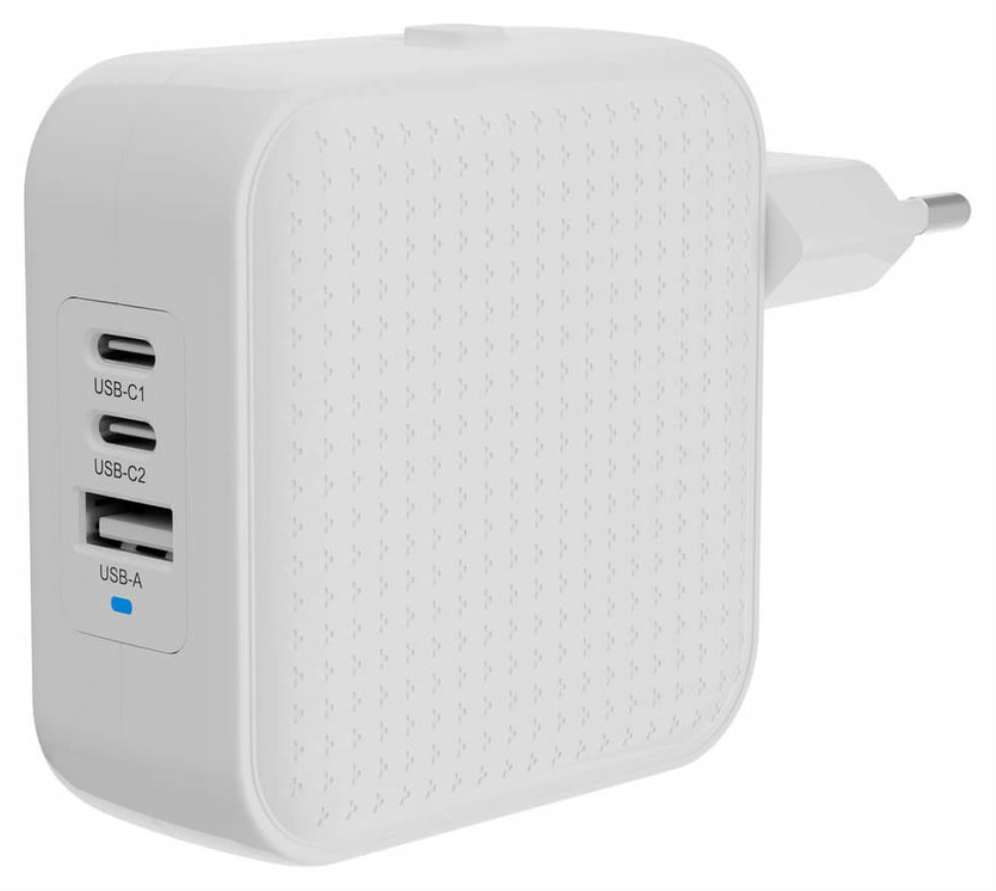 HYPER HJ1003WHWWGL cargador de dispositivo móvil Portátil, Smartphone, Tableta Blanco Corriente alterna Carga rápida Interior
