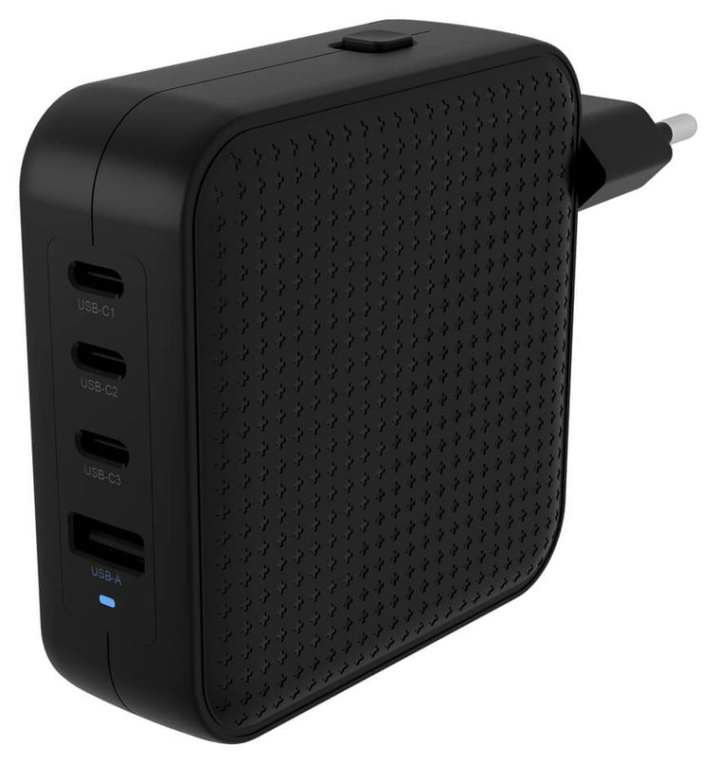 HYPER HJ1002BKWWGL cargador de dispositivo móvil Portátil, Smartphone, Tableta Negro Corriente alterna Carga rápida Interior