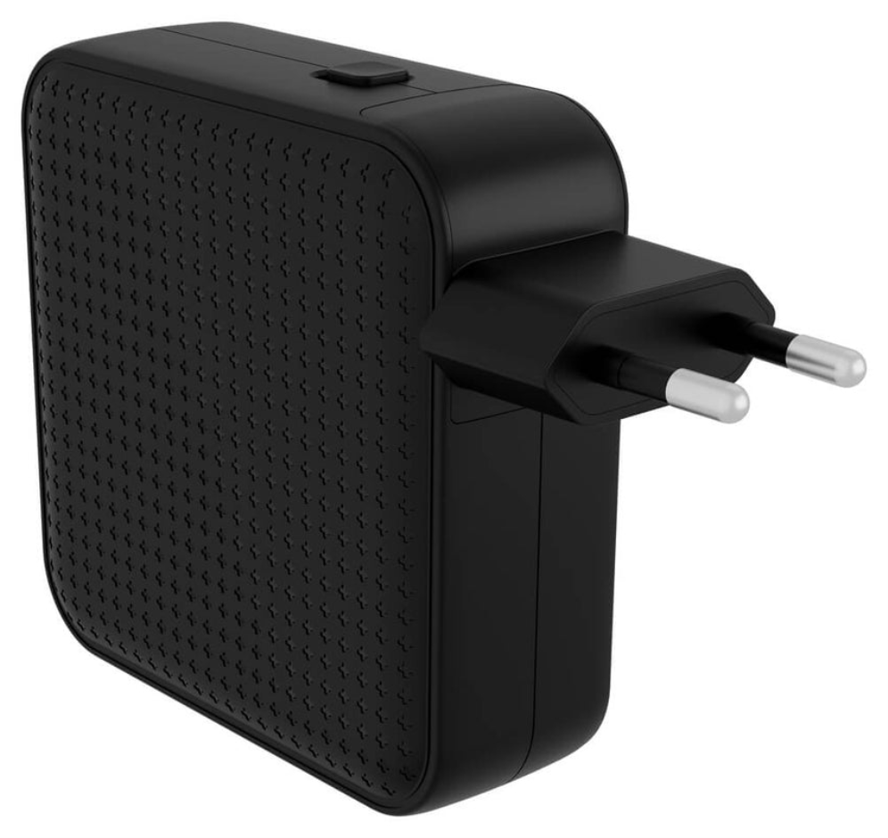 HYPER HJ1002BKWWGL cargador de dispositivo móvil Portátil, Smartphone, Tableta Negro Corriente alterna Carga rápida Interior