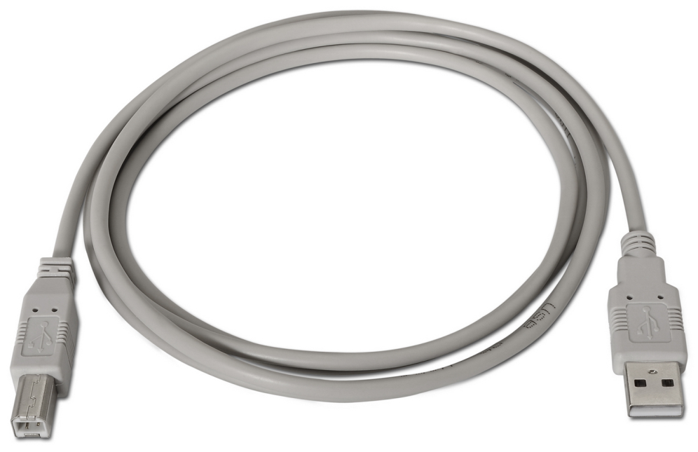 AISENS A101-0002 cable USB USB 2.0 1,8 m USB A USB B Beige
