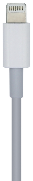 AISENS Cable USB 2.0 USB-? A Lightning PD 2A, Lightning/M-USB-?/M, Blanco, 1.0m