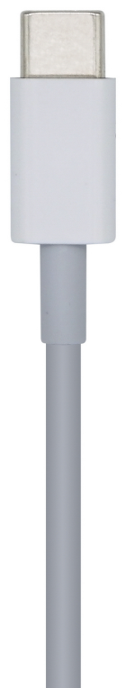 AISENS Cable USB 2.0 USB-? A Lightning PD 2A, Lightning/M-USB-?/M, Blanco, 1.0m