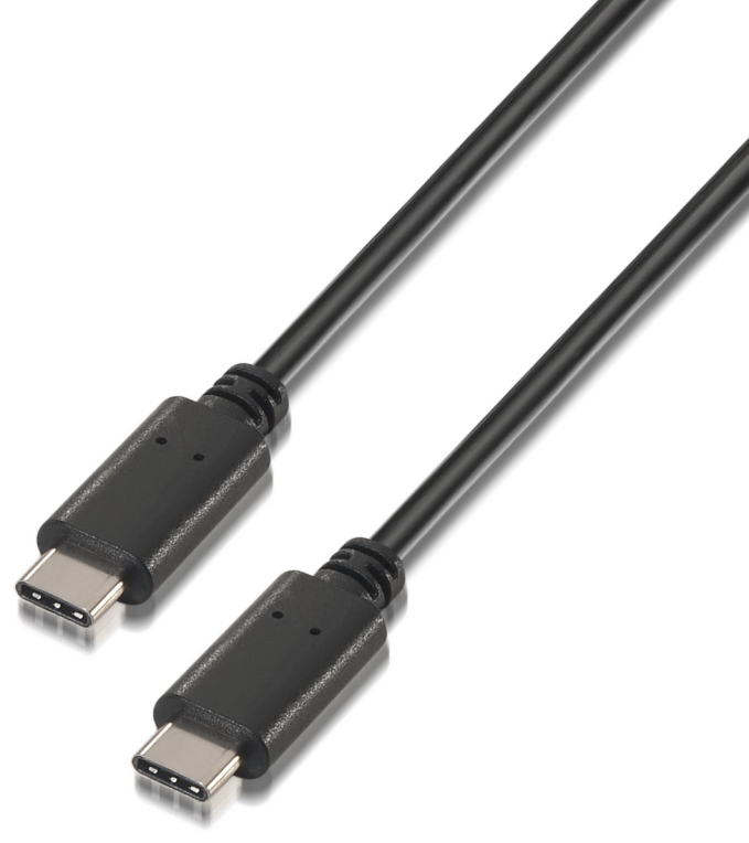 AISENS A107-0056 cable USB USB 2.0 1 m USB C 0,48 Gbit/s Negro