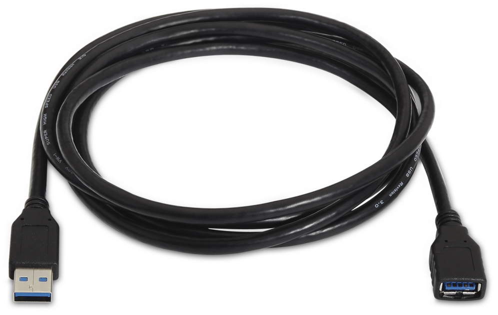 AISENS A105-0042 cable USB USB 3.2 Gen 1 (3.1 Gen 1) 2 m USB A 5 Gbit/s Negro