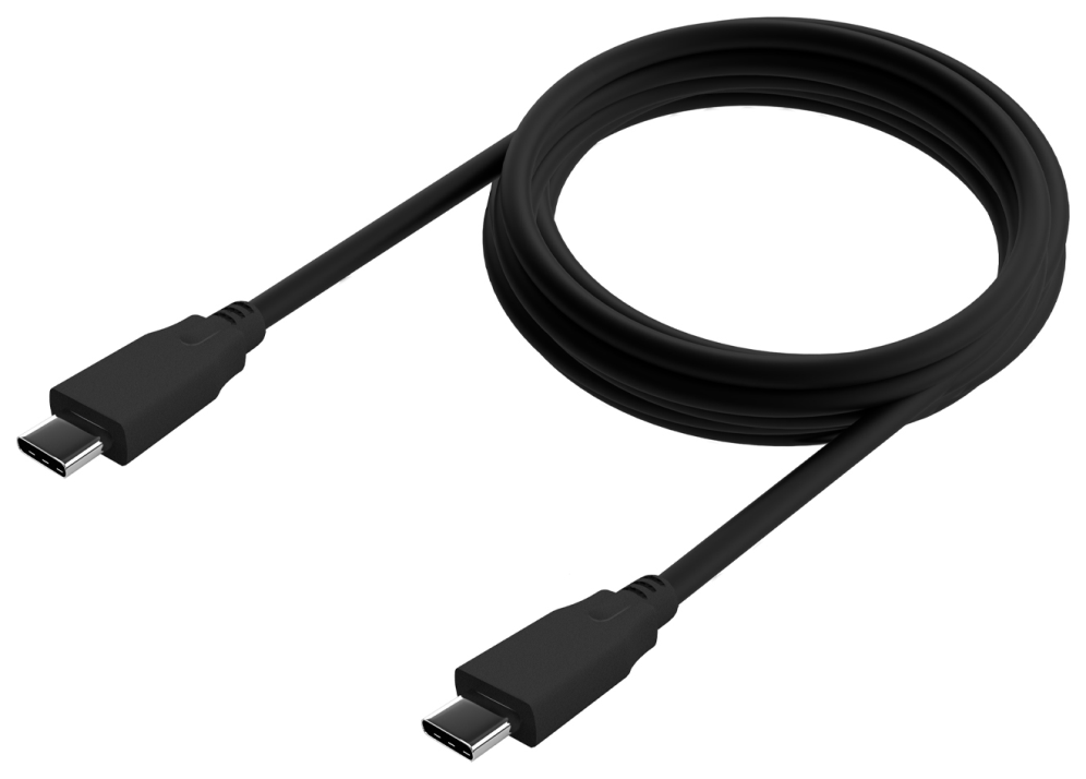 AISENS Cable USB 3.2 Gen2x2 20Gbps 8k@30Hz 5A 100W E-Marker, Tipo USB-C/M-USB-C/M, Negro, 1.5m