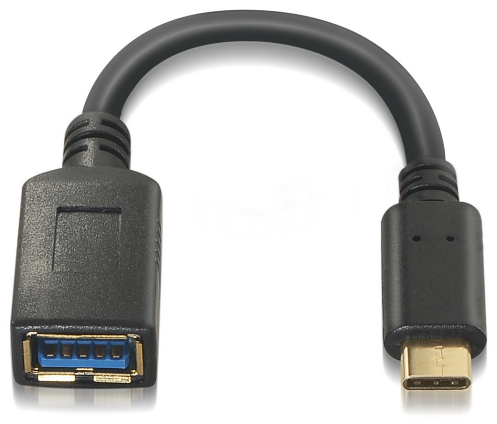 AISENS A107-0062 cable USB USB 3.2 Gen 1 (3.1 Gen 1) 0,15 m USB C USB A Negro