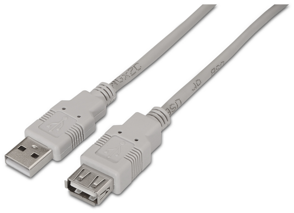 AISENS A101-0014 cable USB USB 2.0 3 m USB A Beige