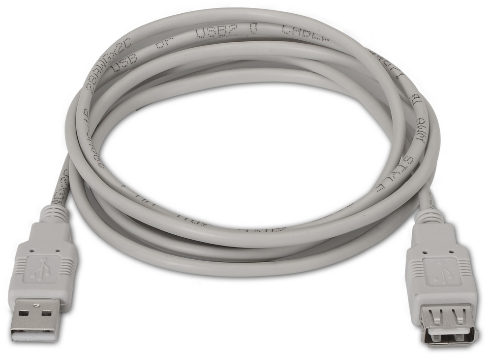 AISENS A101-0014 cable USB USB 2.0 3 m USB A Beige