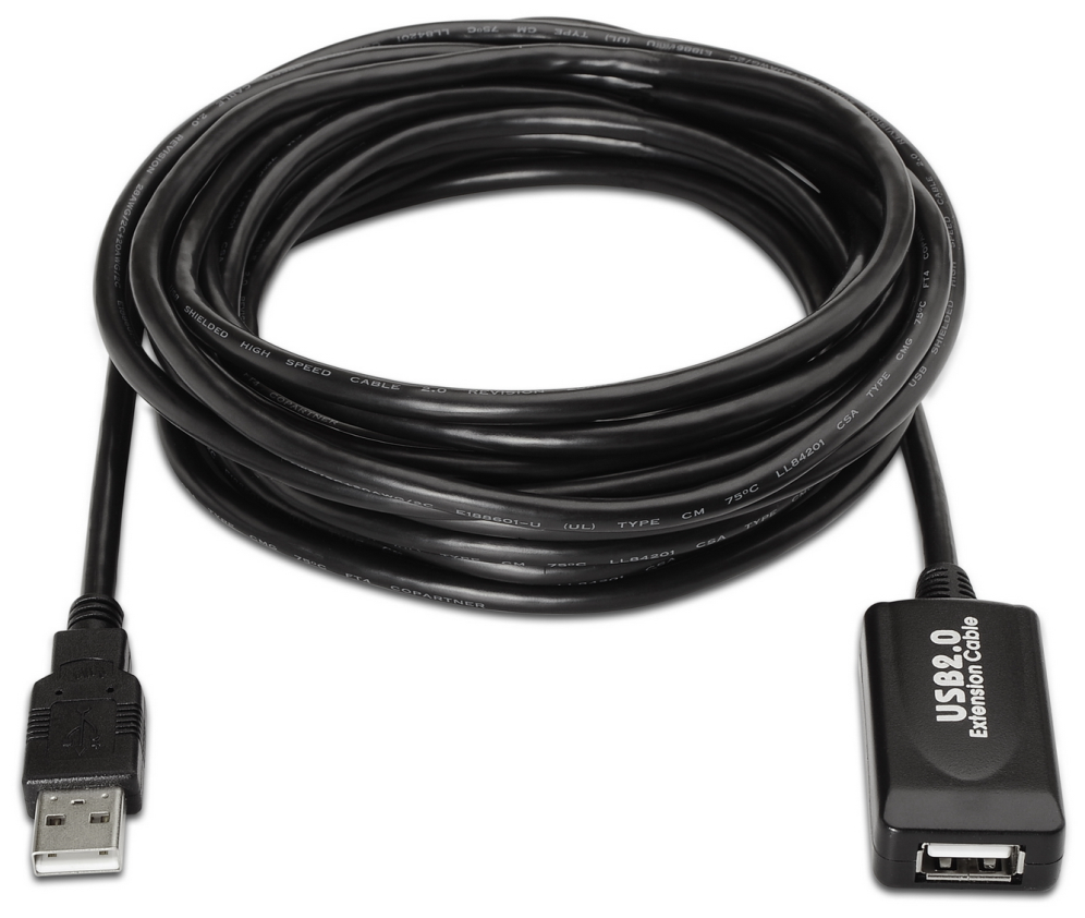 AISENS A101-0018 cable USB USB 2.0 5 m USB A Negro
