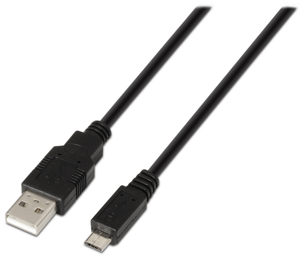 AISENS A101-0029 cable USB USB 2.0 3 m USB A Micro-USB B Negro