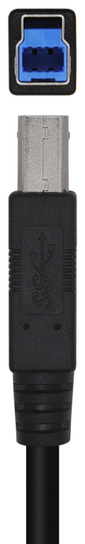 AISENS Cable USB 3.0 Impresora Tipo A/M-B/M, Negro, 2.0m