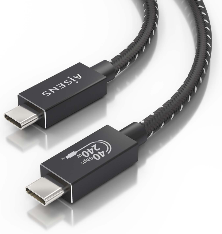 AISENS A156-0867 cable USB USB4 Gen 3x2 1 m USB C