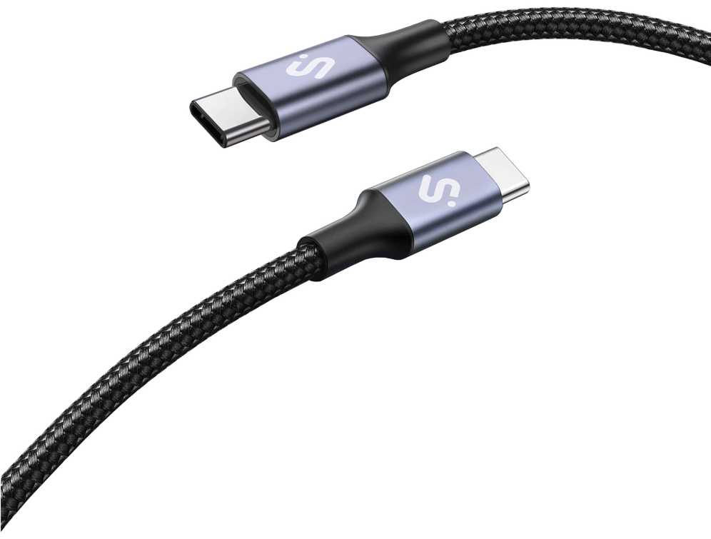 SUBBLIM CABLE PLUS 100W C-C 1m BLACK