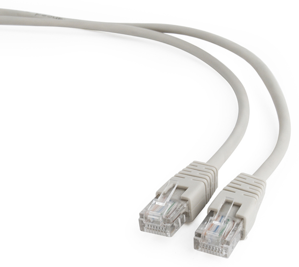 Gembird espinal CAT5e UTP Patch , gris , 1 m
