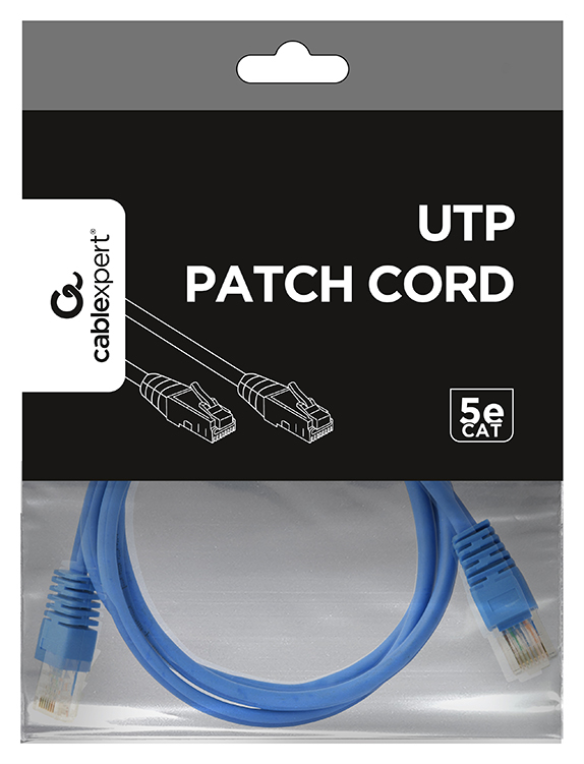 Gembird PP12-1M/B cable de red Azul Cat5e