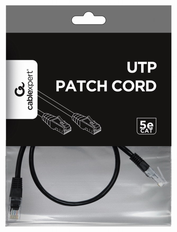 Gembird PP12-0.5M/BK cable de red 0,5 m