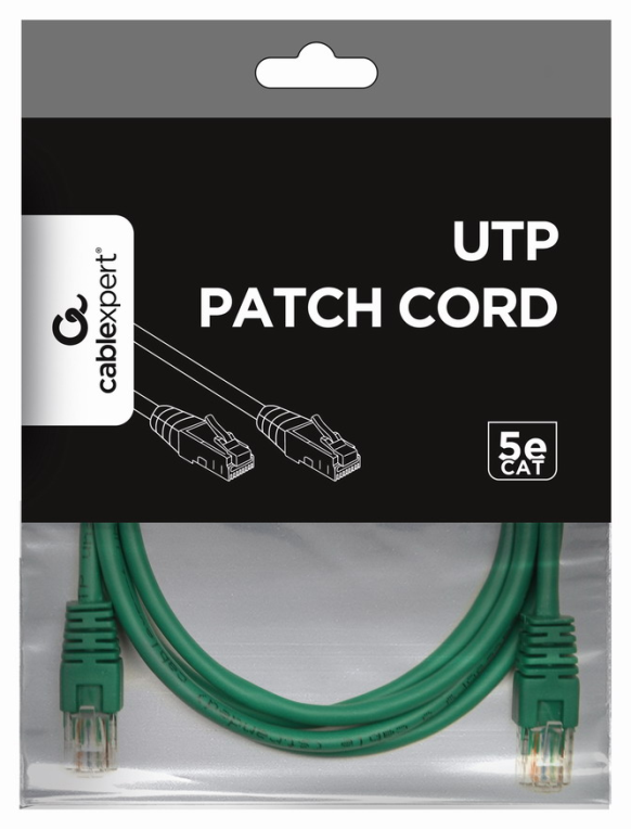 Gembird PP12-1M/G cable de red Verde Cat5e