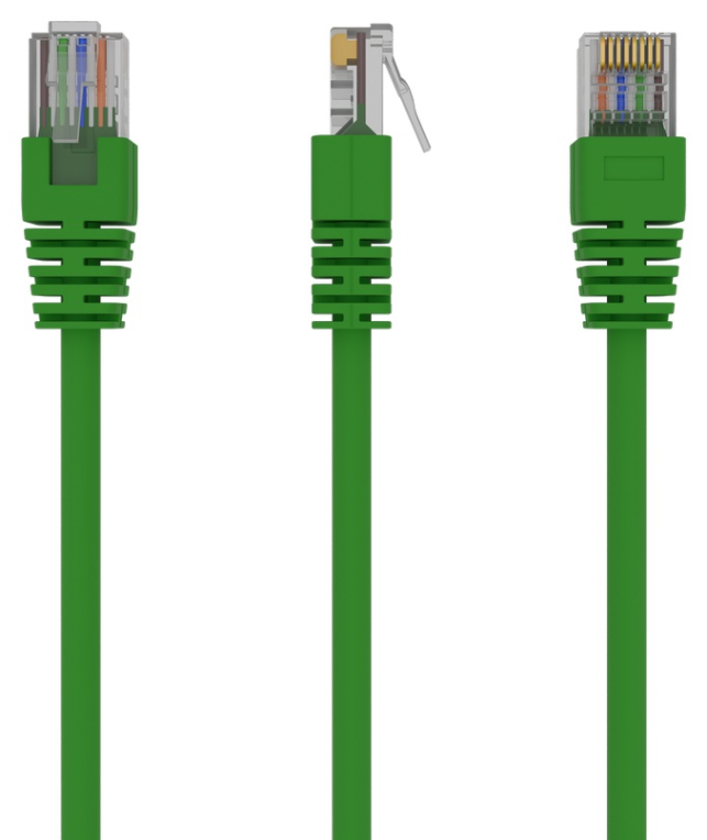 Gembird PP12-1M/G cable de red Verde Cat5e