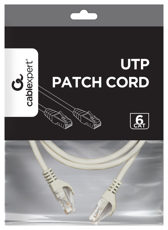 Gembird CAT6A Patchkabel Ungeschirmt 1.5m - PP6U-CU-1.5m cable de red U/UTP (UTP)