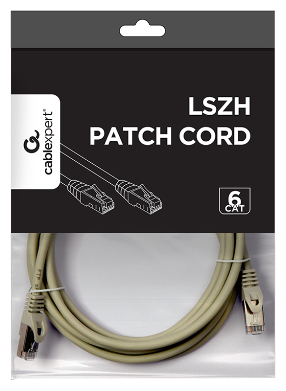 Gembird 3m Cat6 RJ-45 cable de red Blanco F/UTP (FTP)