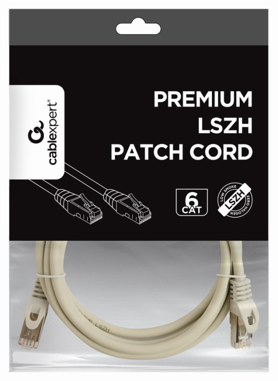Gembird 2m Cat6 RJ-45 cable de red Blanco F/UTP (FTP)