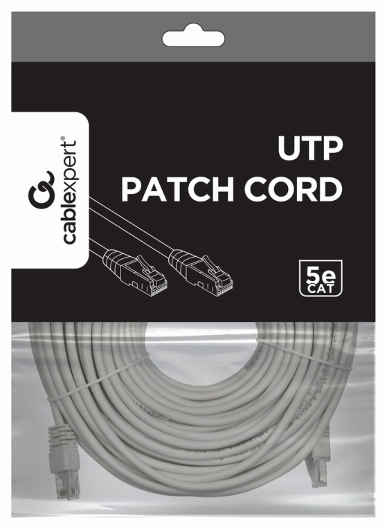 Gembird PP12-30M cable de red Gris Cat5e U/UTP (UTP)