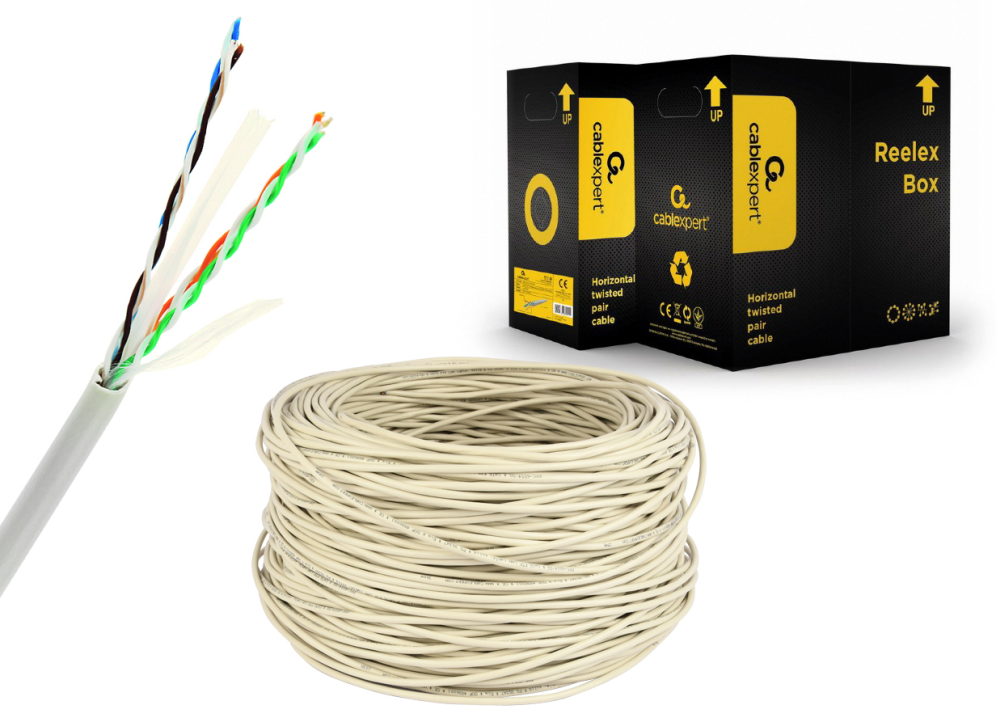 Gembird UPC-6004SE-L cable de red Gris 305 m Cat6 U/UTP (UTP)