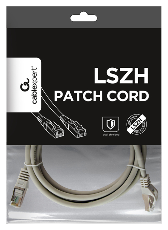 Gembird PP6A-LSZHCU-2M cable de red Gris Cat6 S/FTP (S-STP)