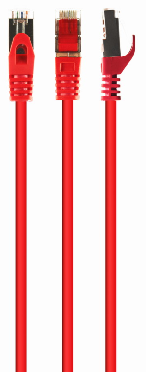 Gembird PP6A-LSZHCU-R-2M cable de red Rojo Cat6a S/FTP (S-STP)