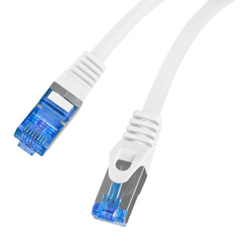 Lanberg PCF6A-10CC cable de red Blanco 5 m Cat6a S/FTP (S-STP)
