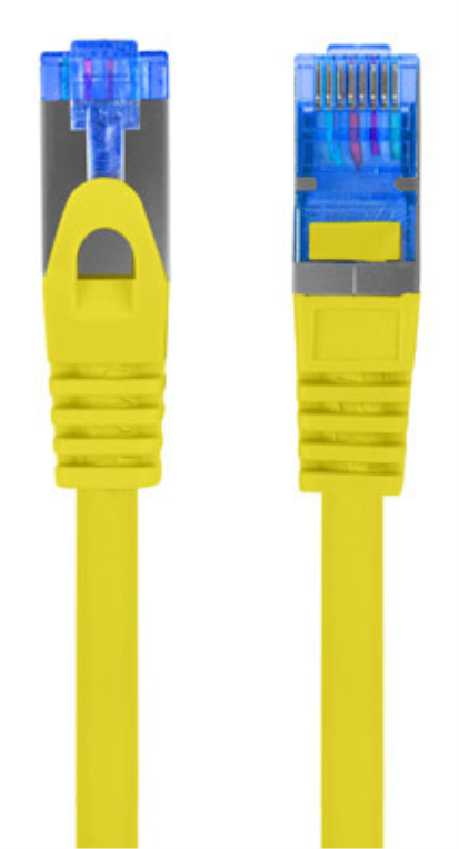Lanberg PCF6A-10CC cable de red Amarillo 0,5 m Cat6a S/FTP (S-STP)