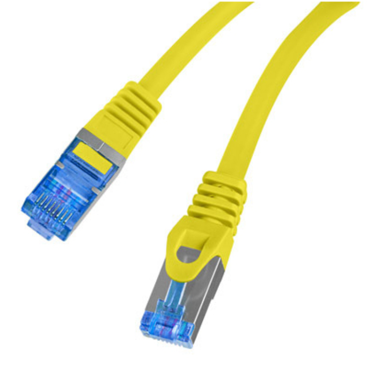 Lanberg PCF6A-10CC cable de red Amarillo 0,5 m Cat6a S/FTP (S-STP)